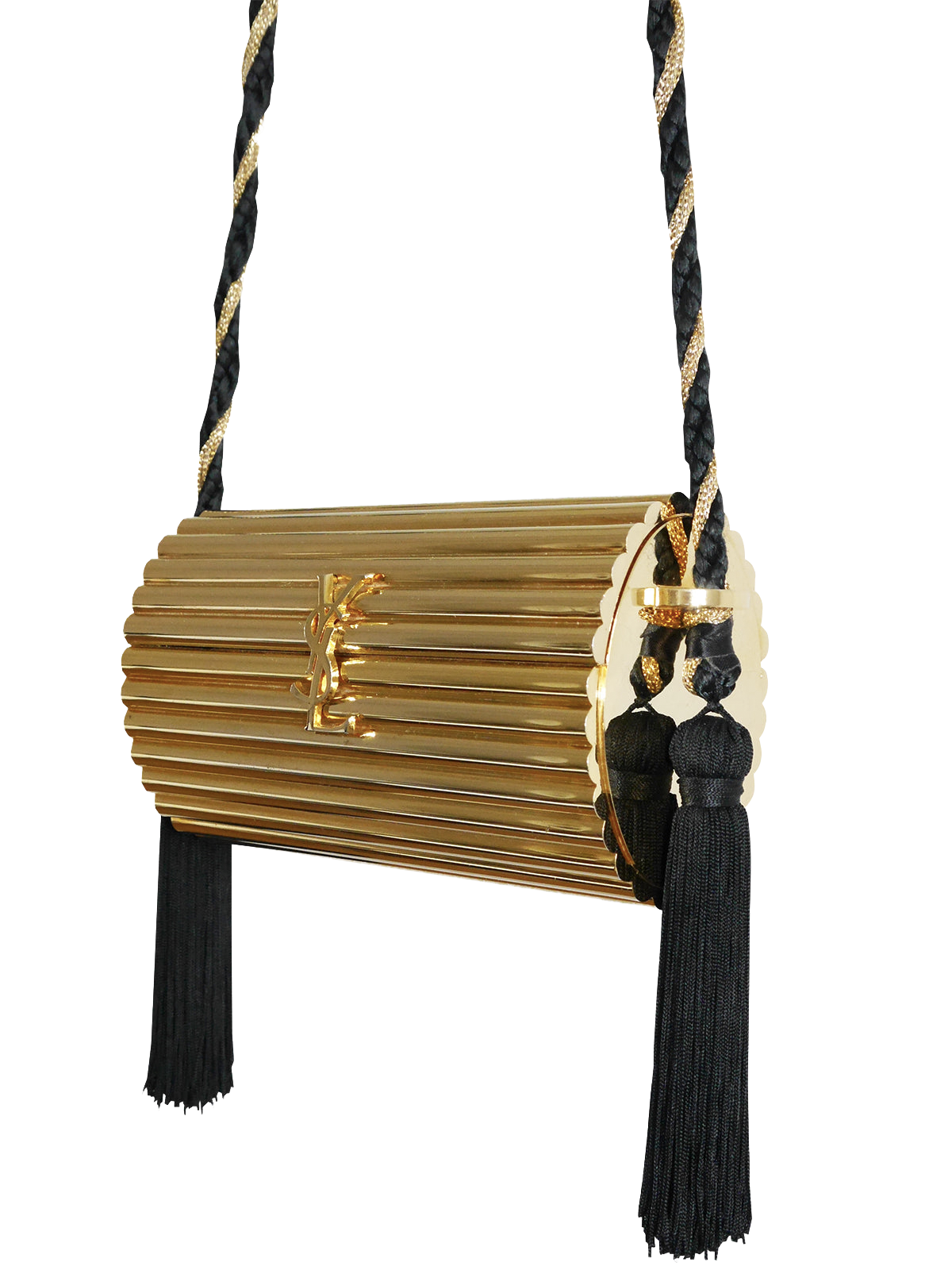 バッグ Yves Saint Laurent archive bag YVES SAINT LAURENT Shoulder Bag leather black – Japan second